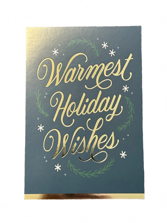 Warmest Holiday Wishes Card