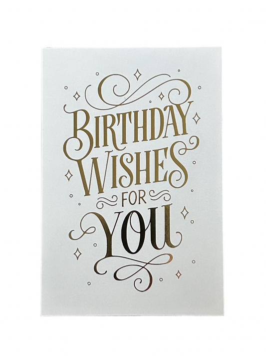 Birthday Wishes for You Card