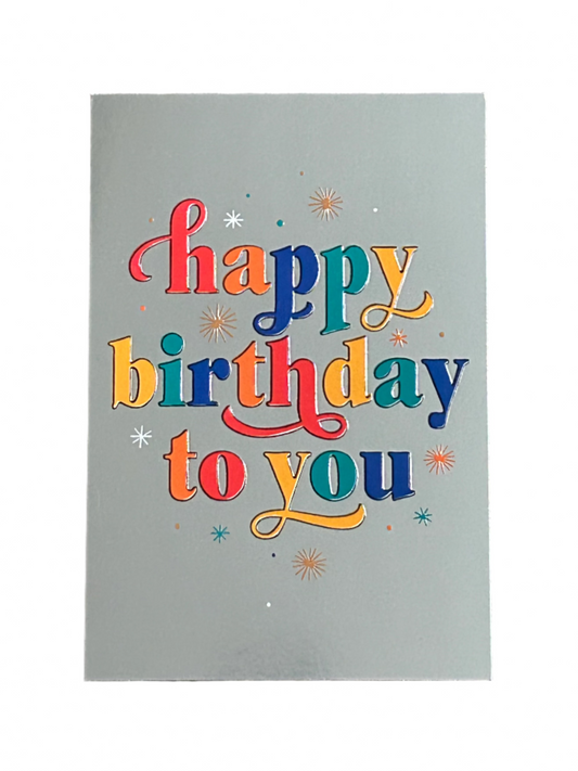 Happy Birthday to You Card